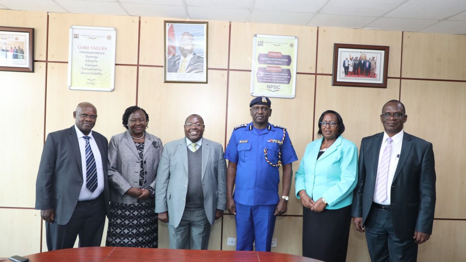 Dig Kps Mr. Douglas Kanja Kirocho,ebs Reports To The Npsc Headquarters 